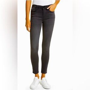 New Women’s Burberry Brit High-rise Skinny Jeans in Black Dark Wash Size 27